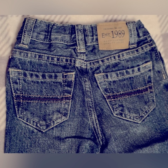 NWT - The Children’s Place Boot Cut Infant Blue Jeans 6-9 mths - Picture 5 of 6
